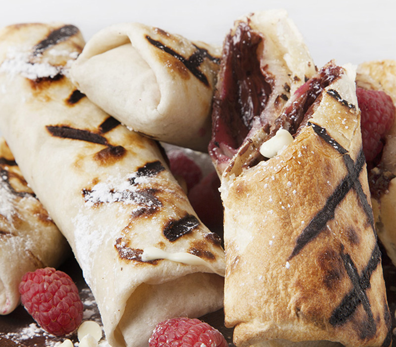 Raspberry Chocolate Burritos Blue Flame Kitchen